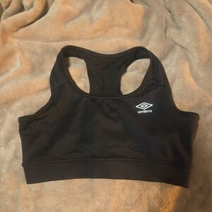 Umbro Black Racerback Sports Bra